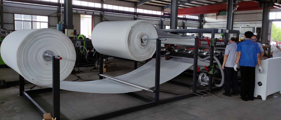 horizontal epe foam thickening machine horizontal epe foam thickening machine